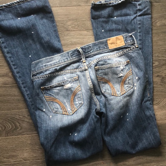 Hollister Destroyed Flares low rise size 5 - Picture 4 of 4